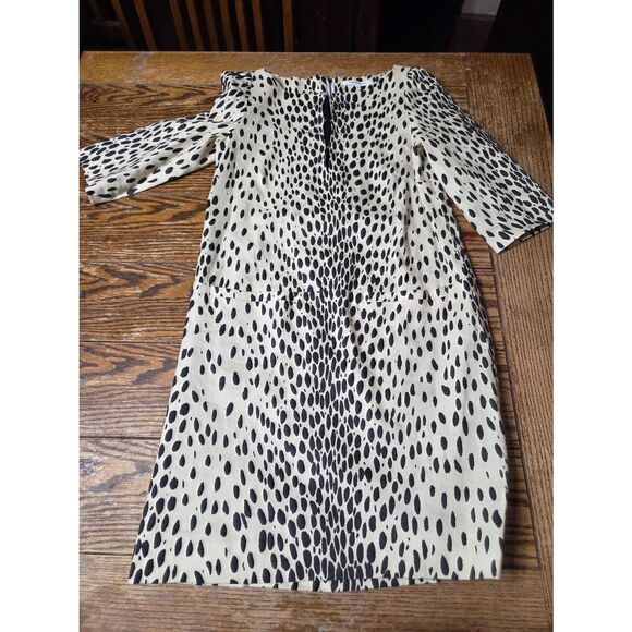 EMERSON FRY Leopard Linen London Dress Sz XS - Picture 2 of 5